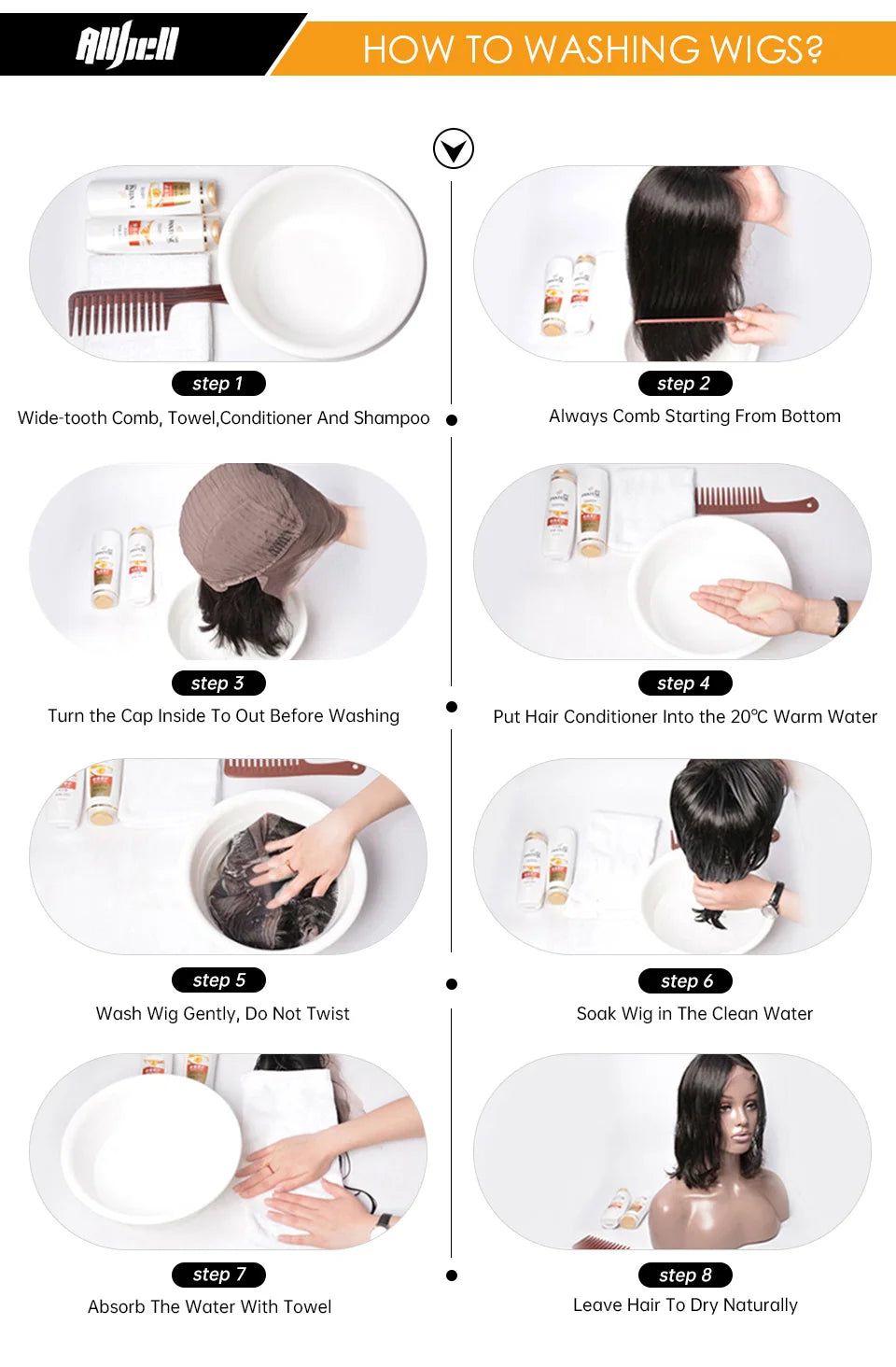 Ginger Orange Synthetic Wigs for Black Women Long Wavy Wigs with Bangs Cosplay Colored Hair Heat Resistant Body Wave Party Wig Good Vibrations