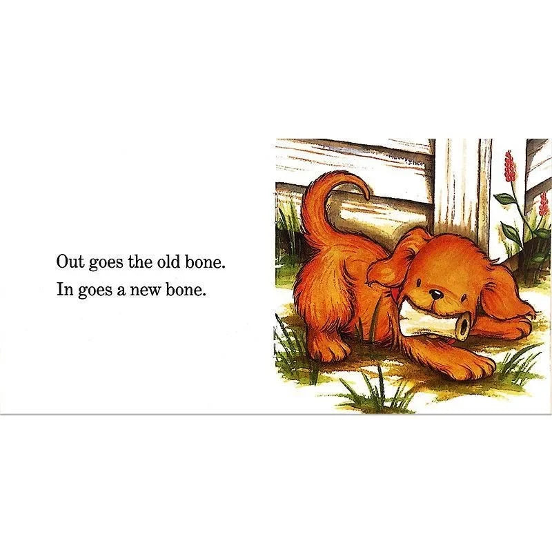 12 Books/set Biscuit Dog Series Picture Book Baby Kids English Cartoon Books Children Learn Words Educational Reading Book Good Vibrations