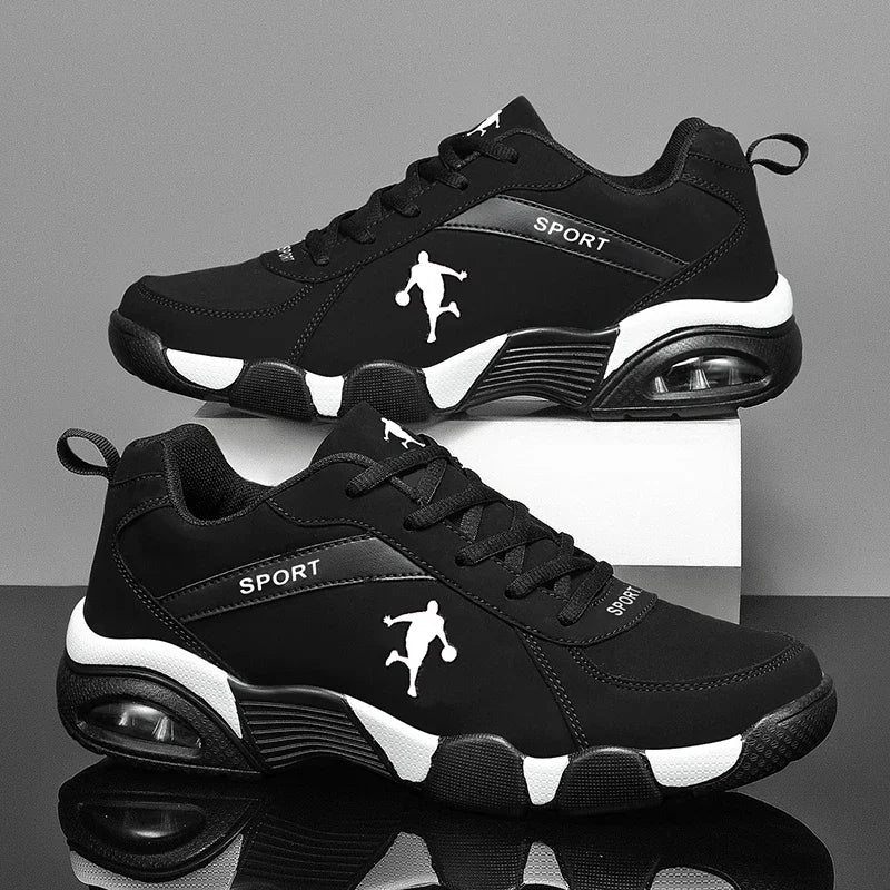 Fashion Men Professional Running Shoes Lightweight and Breathable Sneakers Lace Up Outdoor Sports Tennis Shoes New Casual Shoes Good Vibrations