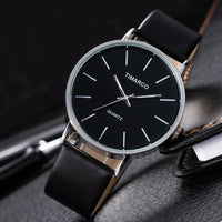 Women's Watches Simple Style Watch Fashion Metal Round Dial Analog Quartz Watch for Men Women Minimalist Watch Quartz Clock Good Vibrations