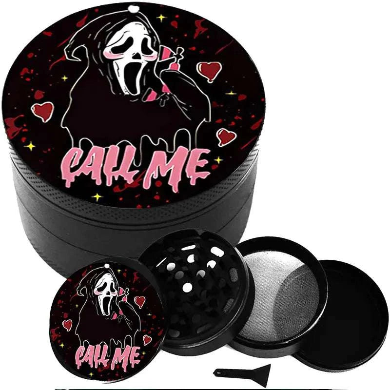 NEW Pink 4-Layer Aluminum Alloy Spooky Grinder