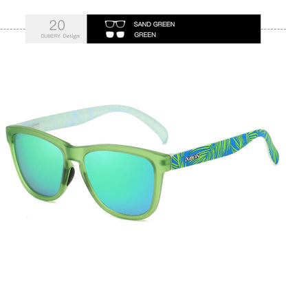 DUBERY Full Rim Polarized Sunglasses For Men And Women 28 Colors Model 550 Good Vibrations