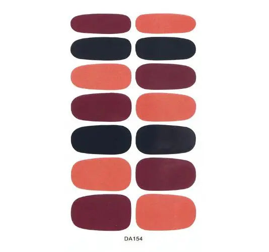 Nail Stickers DIY Decals For Nail Art Wraps Women Beauty Full Cover Nail Manicures Decorations Uñas Postizas Press On Nails Good Vibrations
