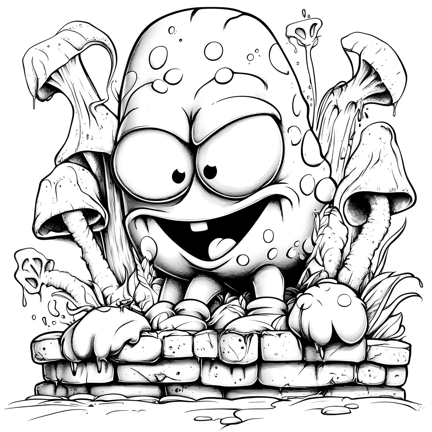 Joint Graffiti Colouring Book Adult Picture Book Good Vibrations