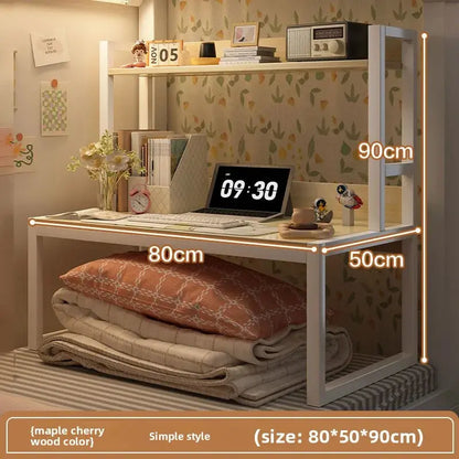 Bed computer desk bookshelf bedside table Good Vibrations