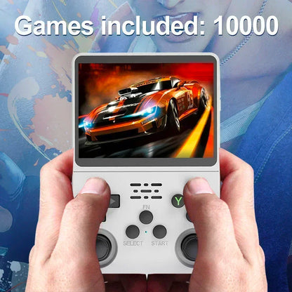 R36S Retro Handheld Game Console - 3.5 Inch IPS Screen, 64GB/128GB/256GB, Portable Gaming Device with Built-in Games Good Vibrations