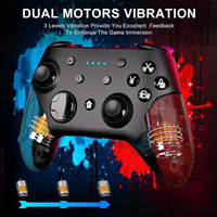 Switch Pro Controller Bluetooth Wireless Gamepad PC Gaming Control Android/iOS Mobile Phone Joystick Game Console Accessories Good Vibrations