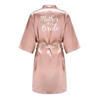 Wedding Bride Bridesmaid Robes for Women Bridal Party Gifts Team Dress Gown Silk Satin Sleepwear Kimono Sexy Summer Bathrobe Good Vibrations