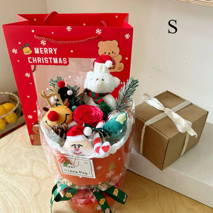 Christmas gift, finished teddy bear bouquet, birthday gift, gift for teacher, girlfriend, best friend, bouquet, souvenir Good Vibrations