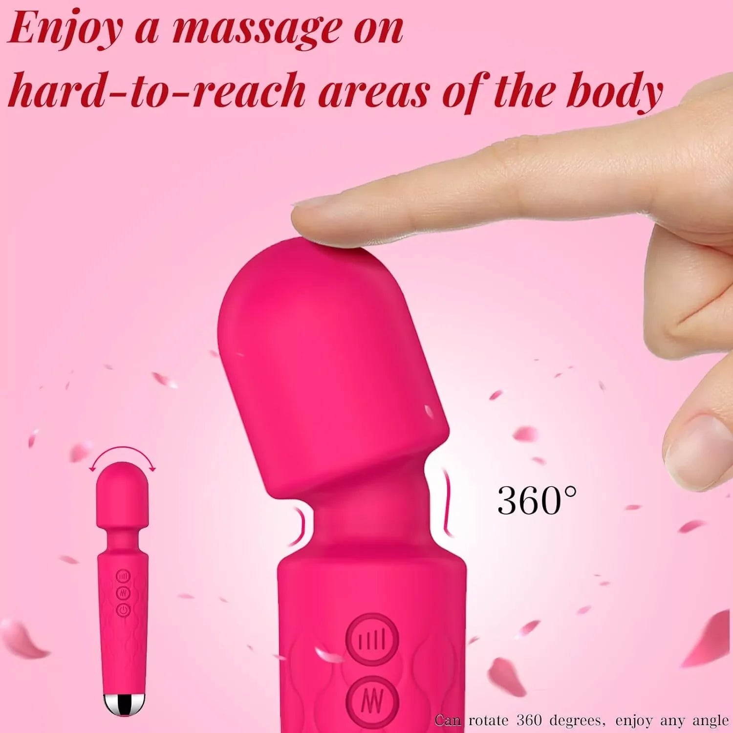 Powerful Handheld Massager Av Vibrator 20 Speed Wand Vibrating Massage Magic Full Body Therapy Motor Dildo Masturbator Sex Toy Good Vibrations Adult Super Store