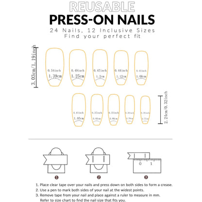 24PCS Of Halloween Nails Art Featuring Long French Square Ballet Fake Nails Funny Scarecrow Designs Gifts for women and girls Good Vibrations