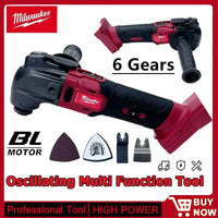 Milwaukee 18V Battery Brushless Oscillating Multi Function Tool 6 Gears Cordless Vibration Trimmer Cutting Saw Power Tools Good Vibrations