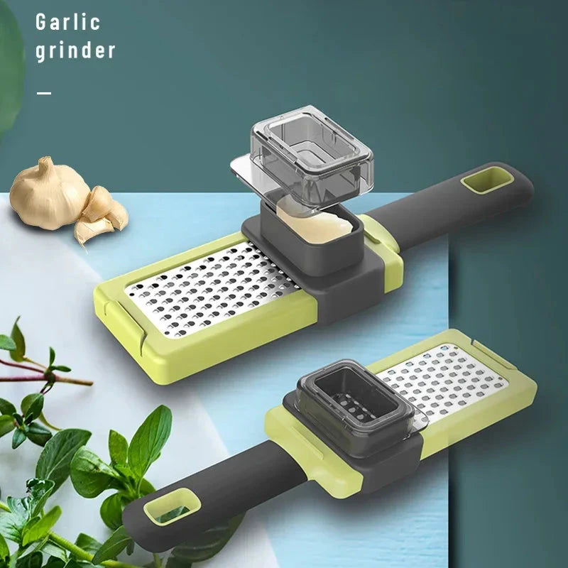 Kitchen Novel Garlic Crusher Ginger Grinding Grater Planer Slicer Chopper Kitchen Gadgets Accessories Home-Appliance Good Vibrations