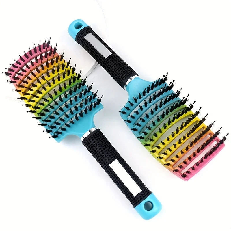 1pc Magic Scalp Massage Hair Brush for Women - Professional Detangling Tool for Wet Curly Hair - Hairdressing Tool Good Vibrations