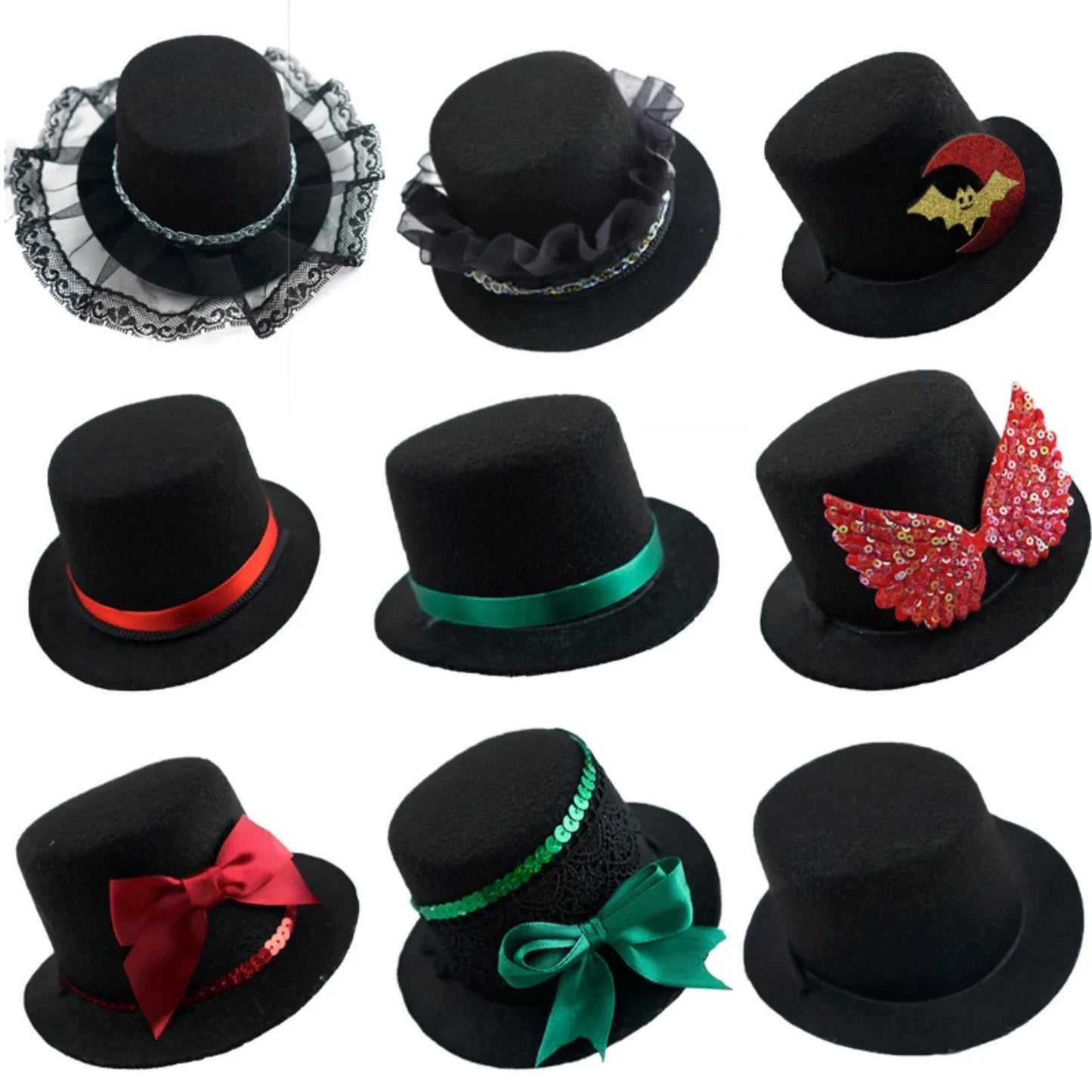 Festival Dog Hat Dogs Cat Wedding Party Gentleman Hats Caps For Puppy Kitten Headwear Pet Halloween Photo Prop Top Hat Accessory Good Vibrations