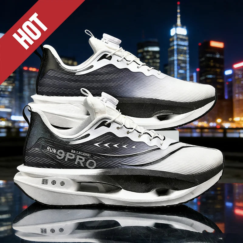 Running Shoes Carbon Board Speciality Marathon Men Sports Breathable Lightweight Women's Comfortable Athletic Nonskid Sneakers Good Vibrations