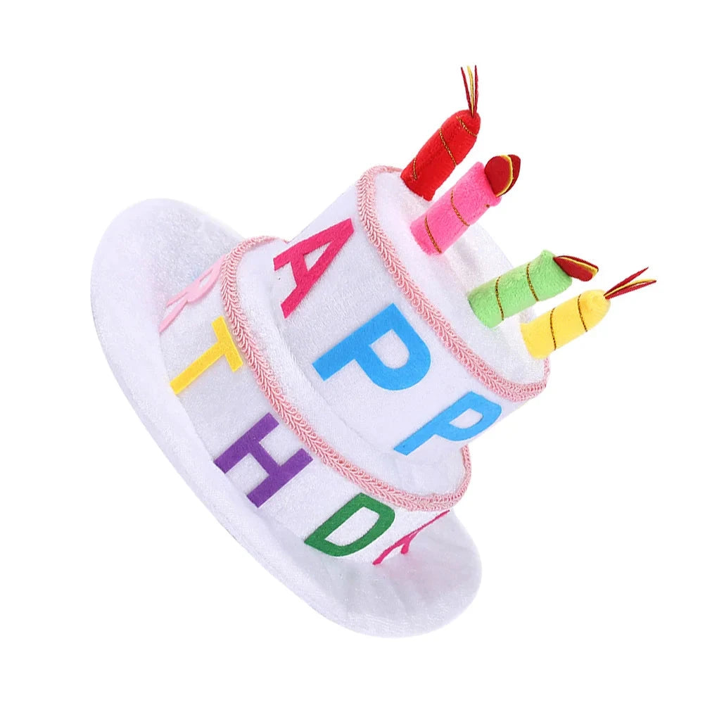 Birthday Hat Headwear Headdress Party Supplies Decorative for Kids Caps Children Hats Good Vibrations