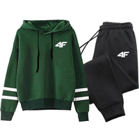 Hot Sales Women's Tracksuit Hoodies Stripe Casual Single Piece Sweatshirts and Daily Sweatpants Comfort Outdoor Jogging Sports Good Vibrations