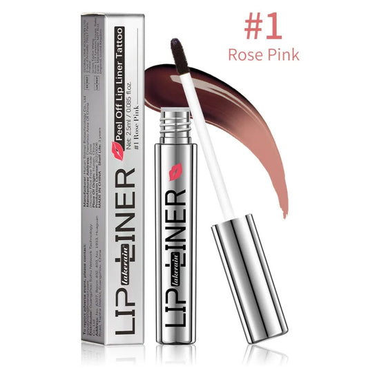 Long Lasting Matte Lip Liner ForWomen Makeup Peel Off Lip Stain Transfer Proof Lipstain Infused with Hyaluronic Acid & Vitamin E Good Vibrations