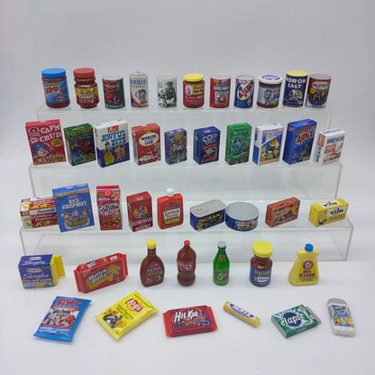 World's Smallest Wacky Packages Minis 3d Puny Products Blind Bag Candy Toy Retro Supermarket Miniature Toy Ornament Kids Gifts Good Vibrations