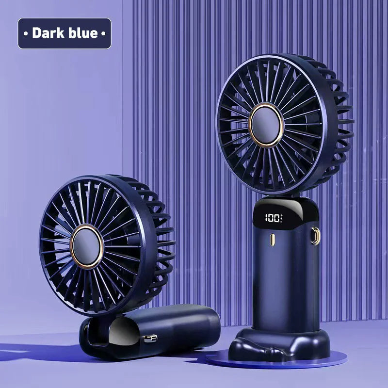 New Electric Fan Portable Air Conditioner Mini Cooler Rechargeable Neck Fans for Home Free Shipping Hand Usb Conditioning Blades Good Vibrations