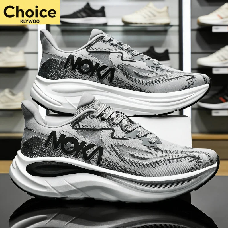 Running Shoes Carbon Board Speciality Marathon Men Sports Breathable Lightweight Women's Comfortable Athletic Nonskid Sneakers Good Vibrations