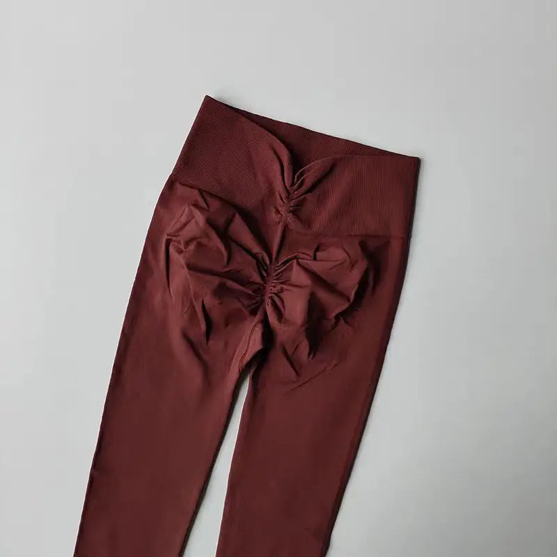 High-end Yoga Pants Women Fitness Leggings High elastic Sports Pants Push UP Tights Running Leggings Breathable Gym Leggings Good Vibrations