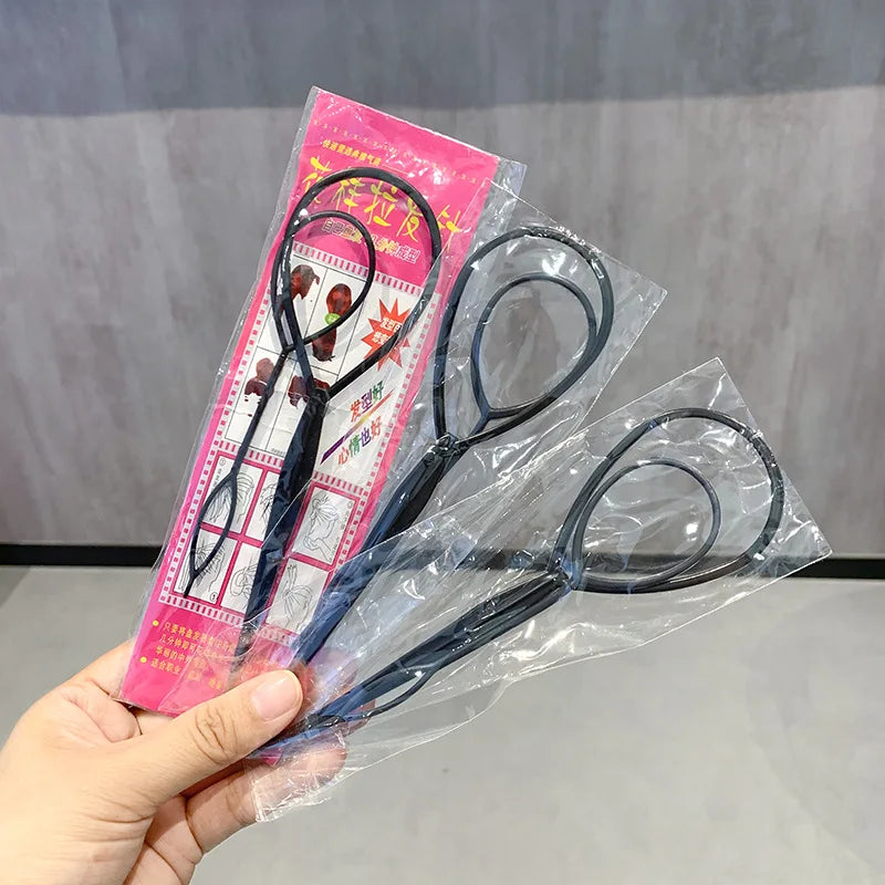 Children's hair styling tool, hair pulling device, hair pulling and threading device, essential for beginners in hair styling Good Vibrations