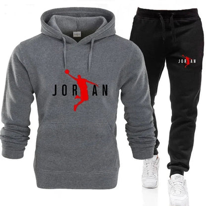 2025 Fall Winter Men's Tracksuit Hoodie Pants 2Pcs Sets Suit Leisure Sweatshirts Sweatpants Fashion Trends Brand Clothing S-3XL Good Vibrations