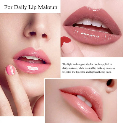 Flower Knows Lipstick Swan Ballet Lip Gloss Mirror Moisturizing Long-lasting Lip Glaze Nostickcup Nourishing  3.5g Good Vibrations
