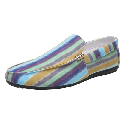 Fashionable banquet formal shoes, men's work flat shoes, casual plus-size loafers, walking casual shoes Good Vibrations
