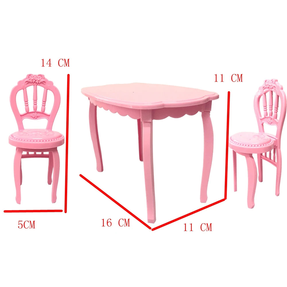 Fashion Dollhouse Furniture For 11.5 inch Dolls Accessories 1:12 Wardrobe Bed Chair Sofa 29-32 cm Doll Shoe Rack Slide Toys  JJ Good Vibrations
