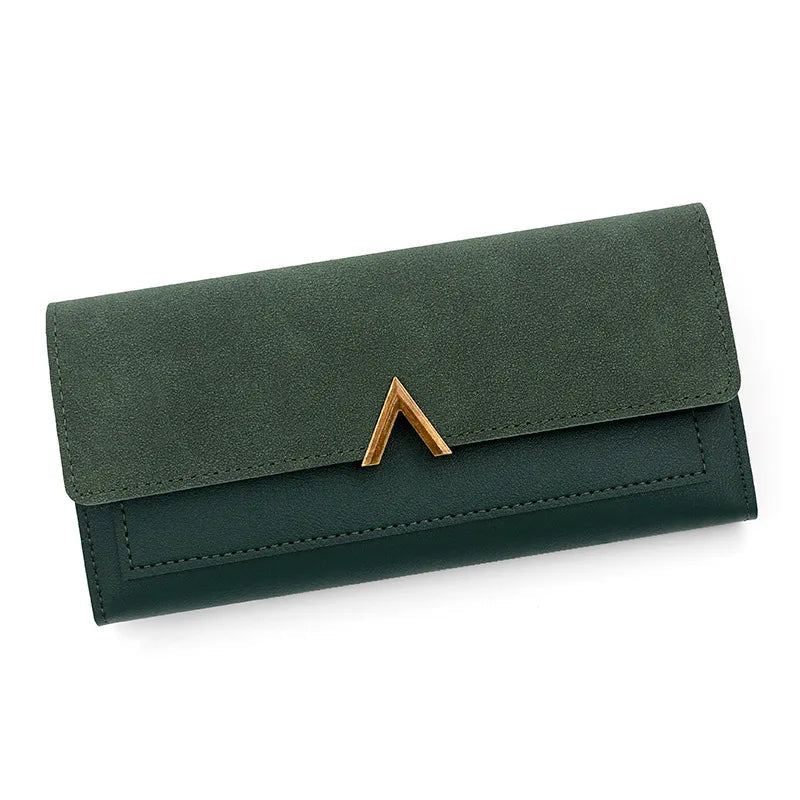 Long Purses For Women Wallet New Fashion Long Coin Purse Card Holder Small Ladies Wallet Female Hasp Mini Clutch billetera bolas Good Vibrations