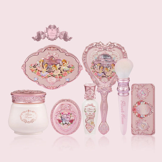Flower Knows Full Face Makeup Palette Set - Blush Lip Lacquer Eyebrow - Long Lasting Waterproof Professional Beauty Products Good Vibrations