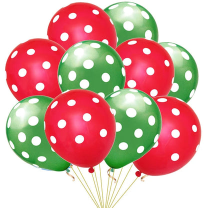 20pcs Polka Dot Balloons Globes 12Inch Pink Blue Latex Polka Dot Balloon Multicolor Wedding Birthday Party Festival Decoration Good Vibrations