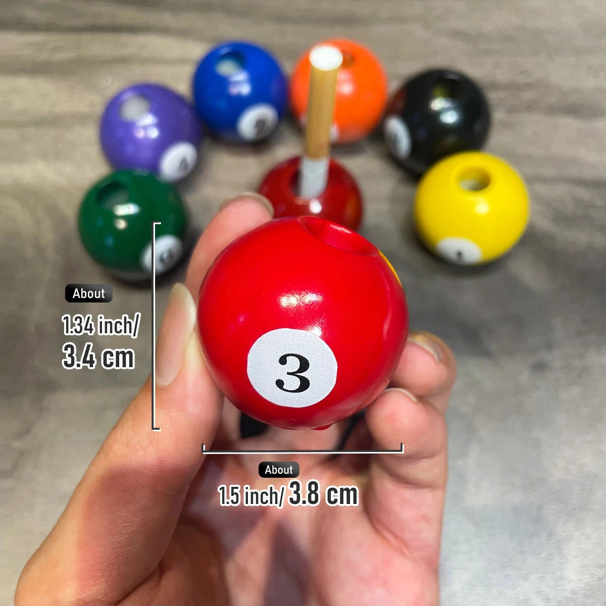 Unique Black Eight Resin Ashtray Perfect For Snooker Billiard Rooms Home Bars Parties Ideal Gift & Creative Birthday Presents Good Vibrations Adult Super Store