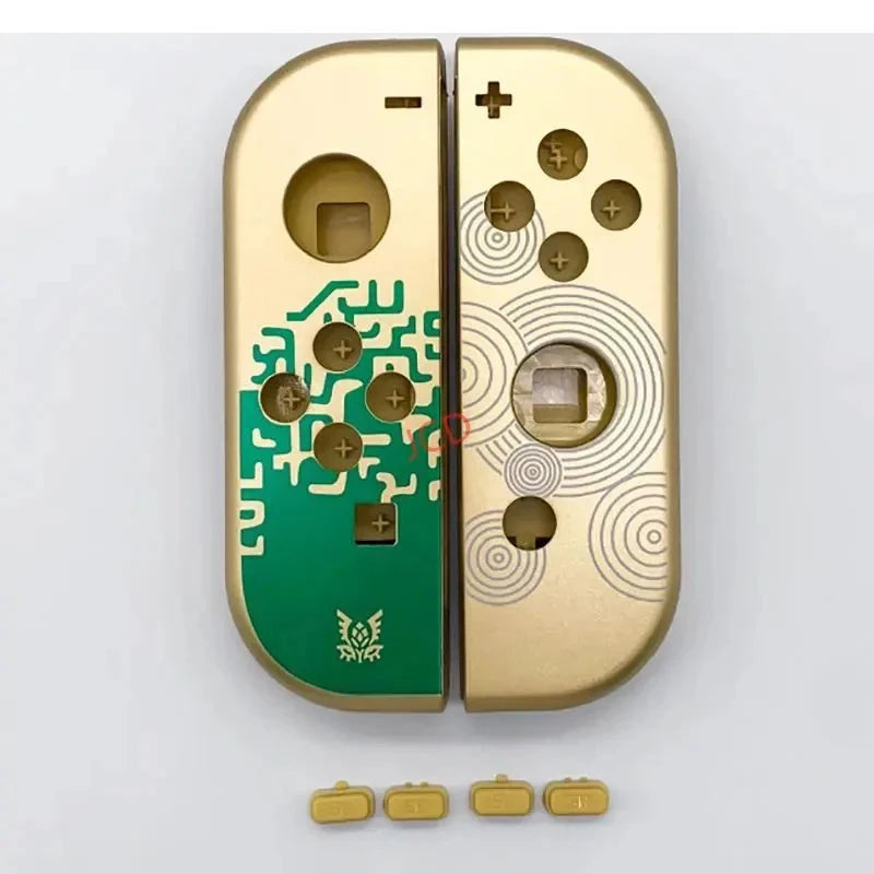 Cartoon pattern Front Back with Middle Frame Shell Housing Case Plastic Cover For Nintend Switch NS NXJoy-Con JoyCon Controller Good Vibrations