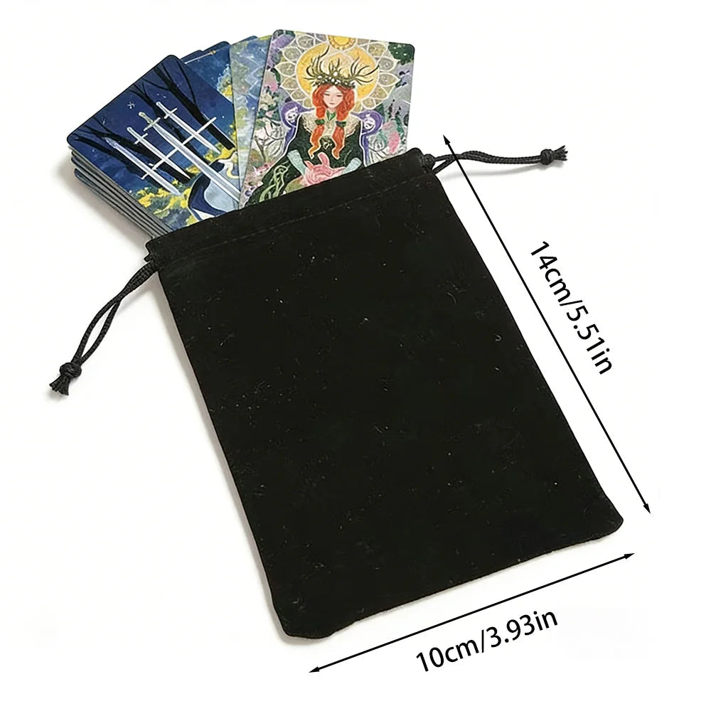 1 Box of Starry Whispers & Garden Tarot (10.3×6 cm), Featuring Exquisite Natural Illustrations, Professional Divination Card Gam Good Vibrations