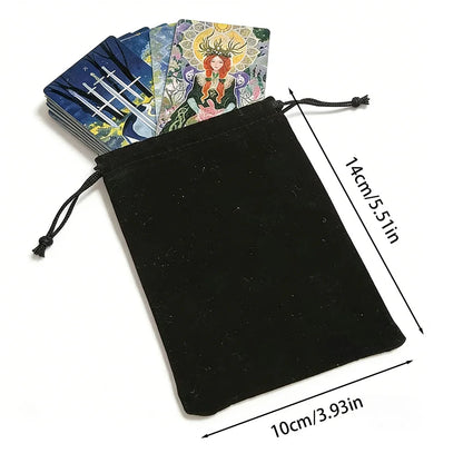 1 Box of Starry Whispers & Garden Tarot (10.3×6 cm), Featuring Exquisite Natural Illustrations, Professional Divination Card Gam Good Vibrations