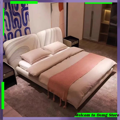 King Kids Bed Japanese Luxury Headboards Frame Bed Dressers Sleeping Muebles Para El Hogar Bedroom Furniture Accessories Good Vibrations