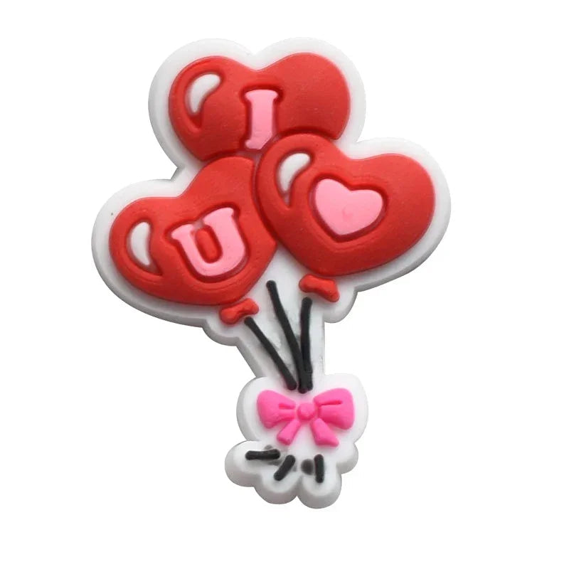 Shoe Charms for Crocs Accessories Angel Of Love Shoes Charm for Croc Decorations Pins Men Accessory Jeans Woman Clogs Clips Good Vibrations