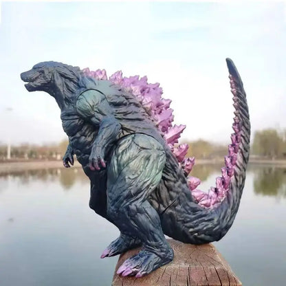 24cm Godzilla King of Monsters Runaway Mechanical Red lotus Planet Godzilla Action Figure Collection Model Toy Kid Birthday Gift Good Vibrations