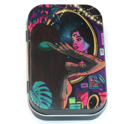 Cigarette Case Box Flip Cap Tobacco Storage Smoke Humidor Rolling Paper Jewelry Candy Coin Key Organizer Tin Flip Gifts Sealed Good Vibrations