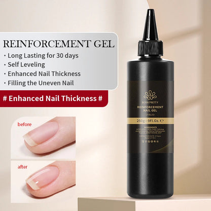 BORN PRTTY 250g Acid-Free Nail-Primer Nail Prep Dehydrator Air Dry Reinforcement Gel Super Adhesive Jewelry Decor UV Nail Polish Good Vibrations