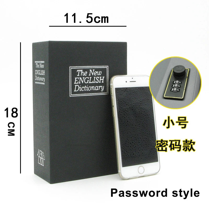 Book Safe with Combination Lock Dictionary Diversion Metal Lock Box for Home Office Code Lock for Money Dictionary Safe Box Good Vibrations Adult Super Store
