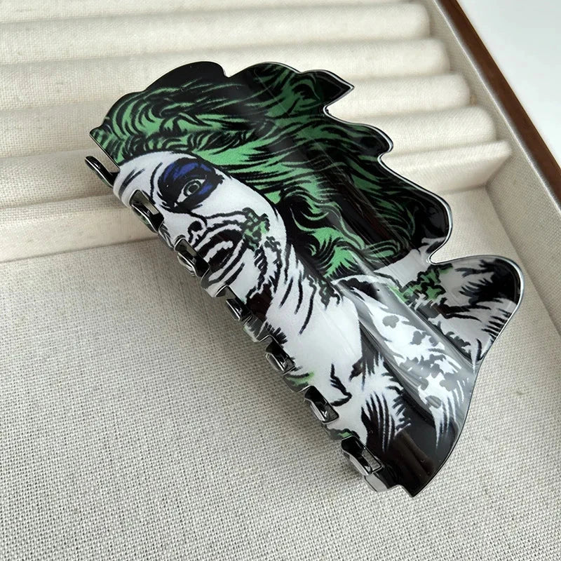 Halloween Hair Accessories Ghost Hair Clip for Women Girls Red Horns Hairpin Skull Claw Y2K Gothic Hair Jewelry 2023 New HangZhi Good Vibrations