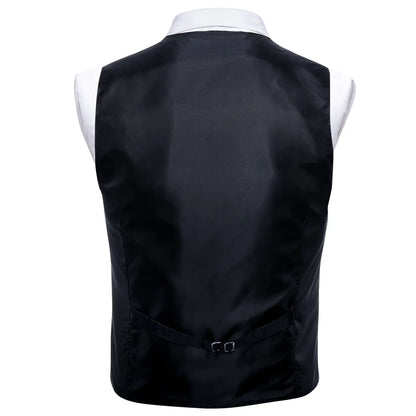 Men's Classic Solid Color Suit Vest and Necktie Matching Set | Wedding Groom & Groomsmen Attire Good Vibrations