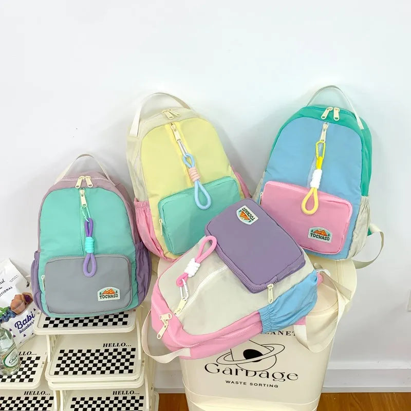 Fashionable Kindergarten Baby Backpack Large Capacity School Bags Cute Backpacks Cartoon Backpacks Designer Bags Mochila Рюкзак Good Vibrations