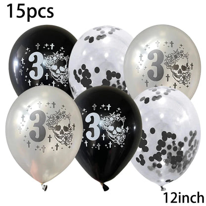 Black 30th Birthday Decorations Women or Men Death to My Twenties Banner Number 30 Balloons Rip to My Bitrthay Decorations Good Vibrations
