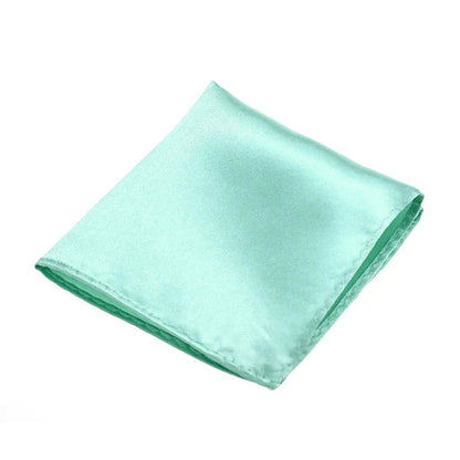 HUISHI Solid Handkerchief Vintage Fashion Party Pocket Hanky For Suit Men's Handkerchief Groomsmen Pocket Square Hanker Good Vibrations
